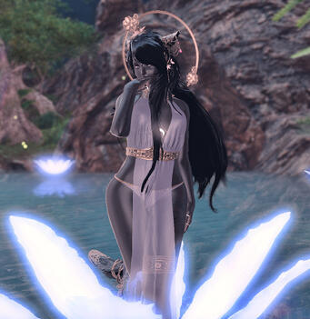 Meadhbh, his Partner, Magic Tutor and seamstress